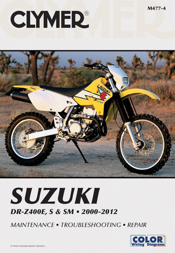 Suzuki DR-Z400E S & SM Manual 2000-2012