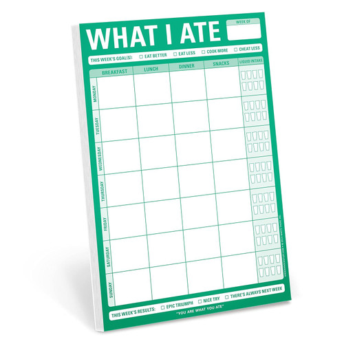 Knock Knock What I Ate Note Pad