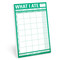 Knock Knock What I Ate Note Pad