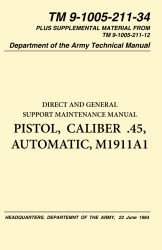 Pistol Caliber .45 Automatic M1911 Technical Manual
