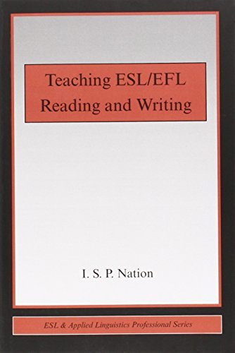 Teaching Esl/Efl Reading And Writing