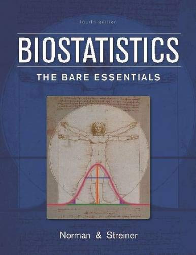 Biostatistics: The Bare Essentials