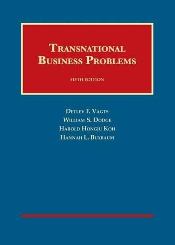 Transnational Business Problems 5th