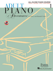 Adult Piano Adventures All-in-One Piano Course Book 1