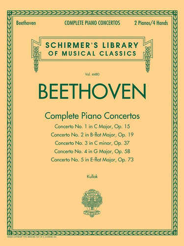 Beethoven - Complete Piano Concertos: Schirmer Library of Classics