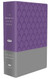 The Jeremiah Study Bible Purple/Gray Burnished Leatherluxe Thumb