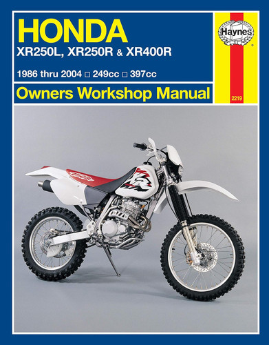 Honda XR250L XR250R & XR400R (86 - 04) Haynes Repair Manual