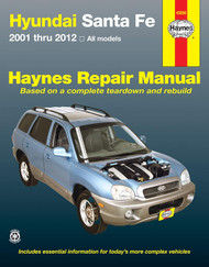 Hyundai Santa Fe (2001-2012) Haynes Repair Manual (USA)