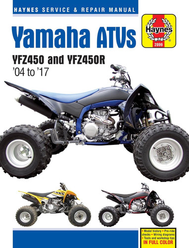 Yamaha YFZ450/450R ATV 2004-2017 Haynes Repair Manual