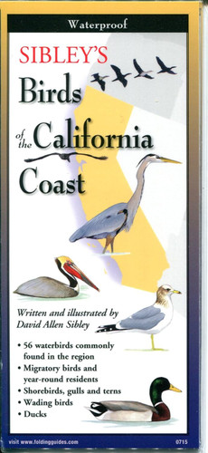Sibley's Birds of the California Coast (Foldingguides)