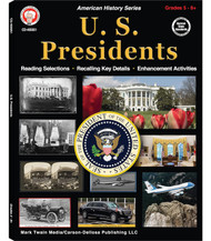 Mark Twain Media U.S. Presidents Workbook Grades 5-12 US History