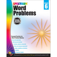 Spectrum Grade 6 Word Problems Math Workbook Ages 11-12 6th Grade