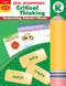 Evan-Moor Skill Sharpeners Critical Thinking Kindergarten Workbook