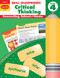 Evan-Moor Skill Sharpeners Critical Thinking Grade 4 Workbook Problem