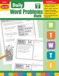 Evan-Moor Daily Word Problems Grade 2 Homeschooling & Classroom