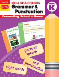 Evan-Moor Skill Sharpeners Grammar and Punctuation Grade Pre-K Color