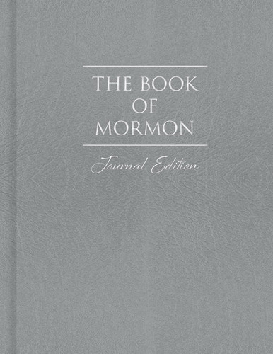 The Book of Mormon Journal Edition Gray