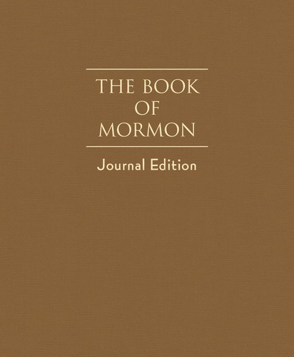 The Book of Mormon Journal Edition Toffee No Index