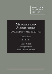 Mergers and Acquisitions: Law Theory and Practice
