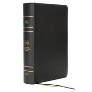LSB Large Print Wide Margin Paste-Down Black Cowhide