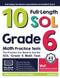 10 Full-Length SOL Grade 6 Math Practice Tests