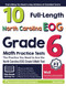 10 Full-Length North Carolina EOG Grade 6 Math Practice Tests