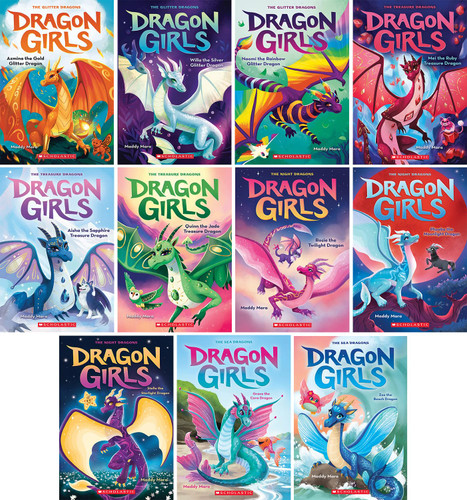 Dragon Girls Series Complete 11 Books Set