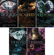 Never After Series Vol. 1-5 Books. Hooked Scarred Wretched Twisted