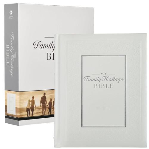 NLT Family Heritage Bible Large Print Family Heirloom Devotional