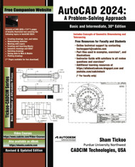 AutoCAD 2024: A Problem-Solving Approach Basic and Intermediate