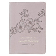 Christian Art Gifts Classic Journal Strength and Dignity Proverbs 31