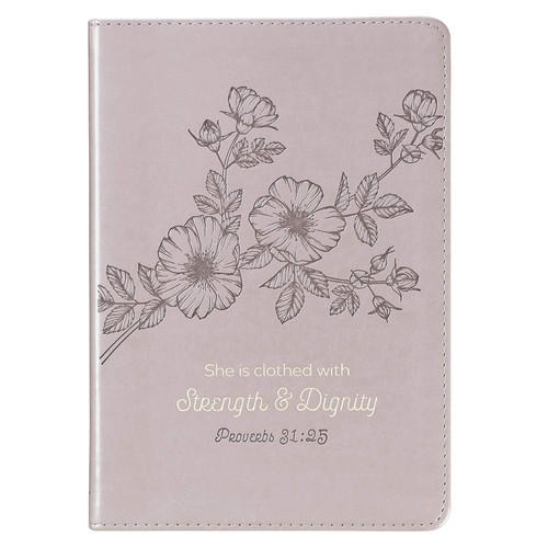 Christian Art Gifts Classic Journal Strength and Dignity Proverbs 31