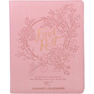Find Rest Womens Devotional For Lasting Peace In A Busy Life - Pink