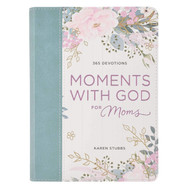 Moments With God For Moms Faux Leather Daily Devotional 365 Devotions