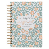 Christian Art Gifts Journal w/Scripture My Grace Is Sufficient For
