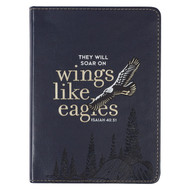 Christian Art Gifts Classic Handy-sized Journal Wings Like Eagles
