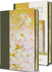 Biblia RVR 1960 Ultrafina Verde con Flores y Letra Grand