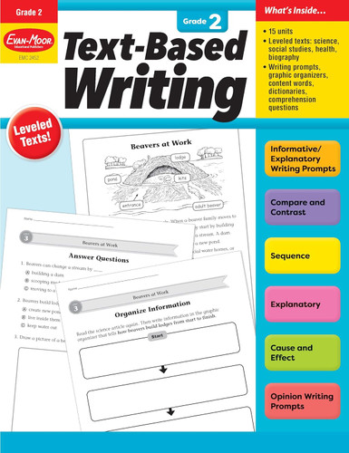 Evan-Moor's Text-Based Writing Grade 2 - Homeschooling and Classroom