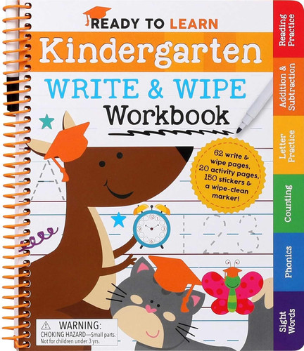 Ready to Learn: Kindergarten Write and Wipe Workbook: Edition