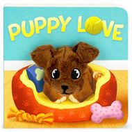 Puppy Love Finger Puppet Board Book for Little Dog Lovers Ages 1-4