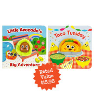 Taco Tuesday & Little Avocado's Big Adventure Finger Puppet Board