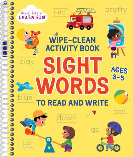 Wipe Clean Sight Words Activity Book for Kids Ages 3-5