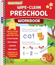 Wipe Clean Preschool Workbook for Kids Ages 3-5