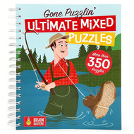 Gone Puzzlin' Mixed Puzzles Book for Adults