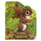 A Little Squirrel - An Animal-Shaped Children's Board Book Ages 1-5