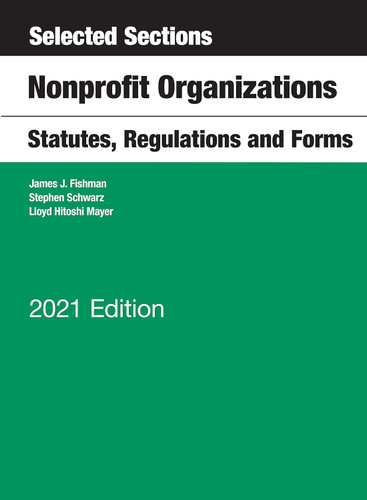 Selected Sections Nonprofit Organizations Statutes Regulations and