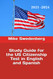 Study Guide for the US Citizenship Test in English and Spanish