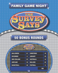 The Survey Says: 50 Fast Money Bonus Rounds in the Style of Family