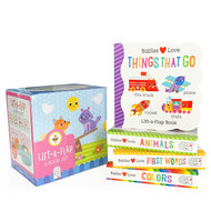 4 Pack Babies Love Learning Lift-a-Flap Boxed Set: First Words