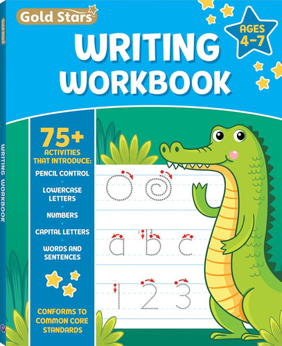 Writing Workbook for Ages 4-7 with 75+ Handwriting Activities Pencil